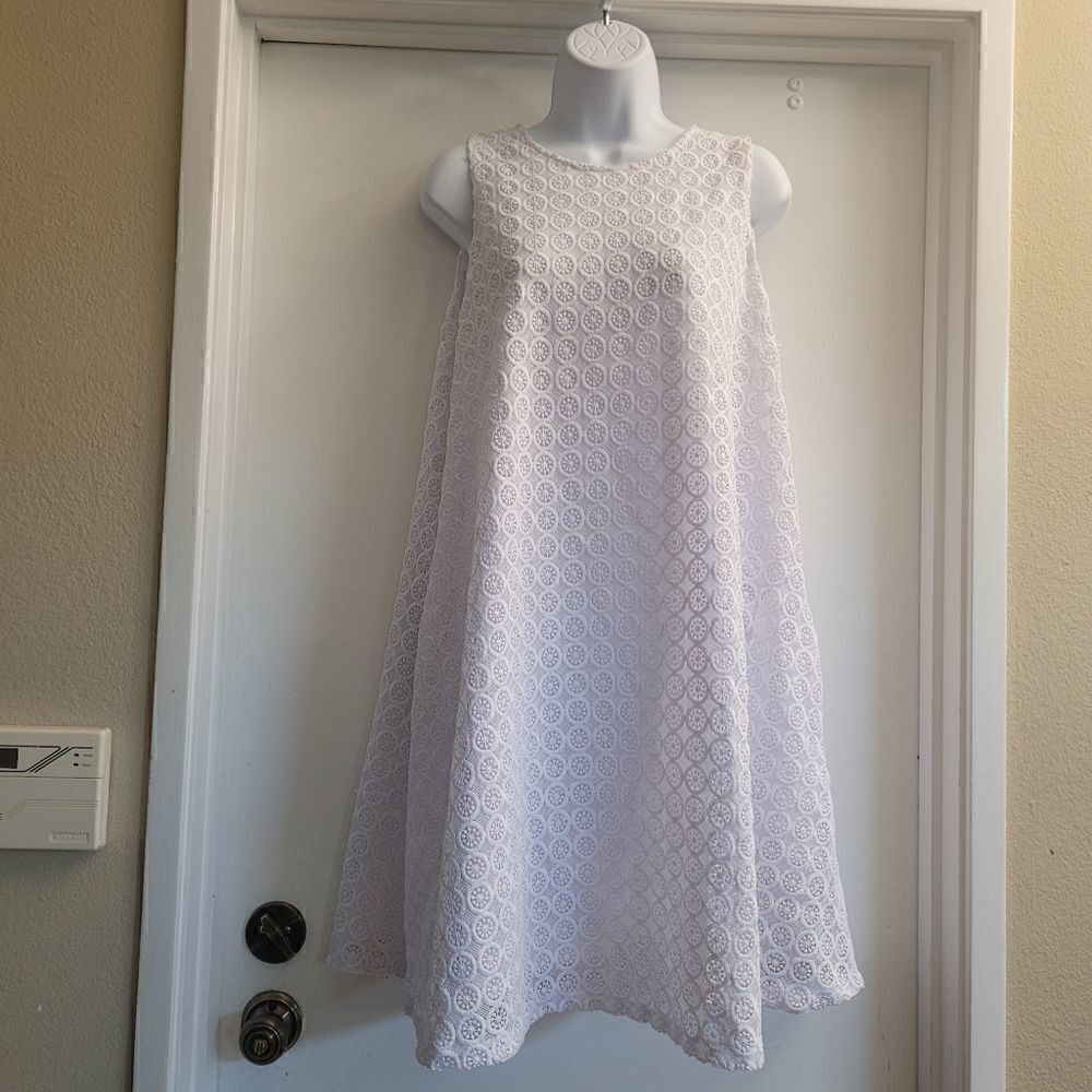 Nanette Lepore A line eyelet dress with pockets